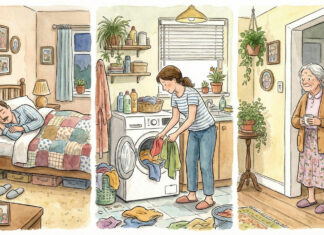 제미나이 작품 집에 시어머니 친정 어머니 계실 때 쓰는 신혼부부 은밀 사인 #1 신혼부부